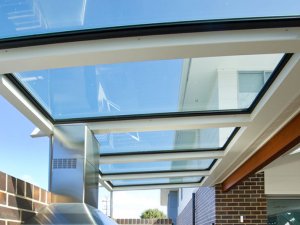 outdoor skylights in patio and barbecue area in wellington 